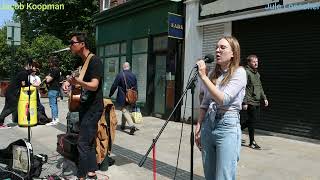 Jacob Koopman Jule Loescher Cover Of Shallow First Performance From Grafton Street Dublin Wow