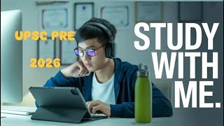 🔴LIVE: STUDY WITH ME 📚 | Notes Making for Current Affairs | UPSC PRE 2026 🎯| #upsc  #ssccgl  #NEET