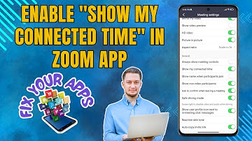How to Enable "Show My Connected Time" In the Zoom App