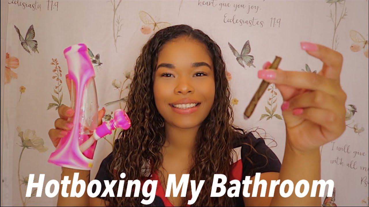 hotboxing my bathroom + waxmaid