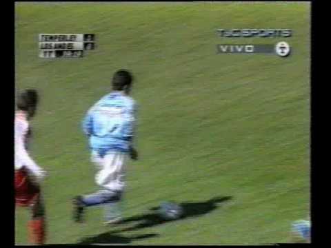 Juan Quevedo. Gol a Los Andes.