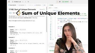 Sum of Unique Elements LeetCode - Java