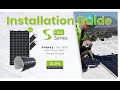 Gc solar  flexible solar panels installation
