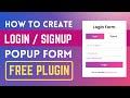 Login signup popup form in wordpress and woocommerce  2022 updated tutorial