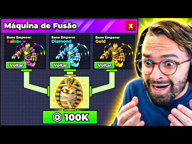 FIZ A FUSÃO DE 100 MIL ROBUX NO ROUBE UM OVO! 😱