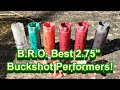275 inch buckshot hunting rounds range tested