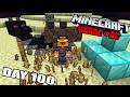 I Survived 100 Days in HARDCORE Minecraft
