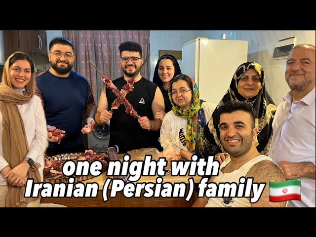 Iranian (persian ) family 🇮🇷 dinner time #mazandaran #iran #persian #familytime #familyvlog class=