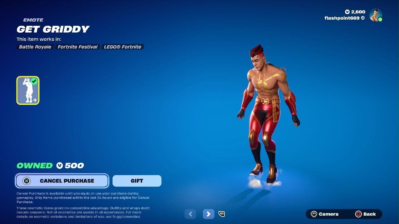 Fortnite Get Griddy Emotes Showcase - YouTube