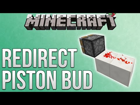 Minecraft: Redirect Piston BUD Tutorial (Redstone Advent Calendar)