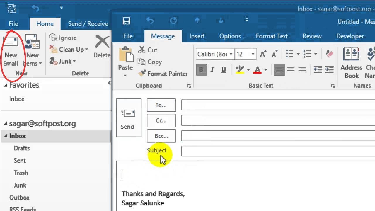 Insertar emoticono en outlook