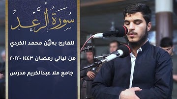 "عالِمُ الْغَيْبِ وَ الشَّهادَةِ الْكَبِيرُ الْمُتَعالِ" سورة الرعد كاملة تلاوة هادئة