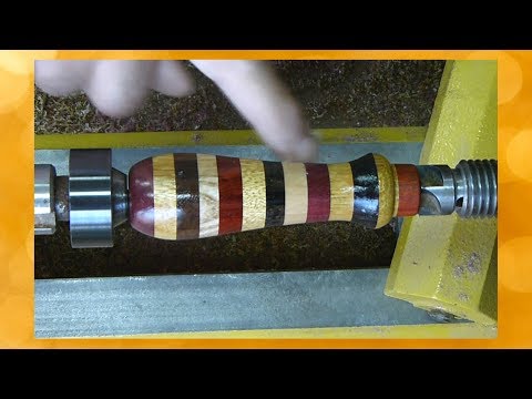 Красивая ручка для рашпиля/Woodturning #6