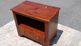 Pine TV Stand / Entertainment Cabinet by Ethan Allen