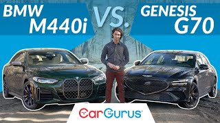 BMW or Genesis? Luxury Sport Sedans Compared | 2022 BMW M440i vs. 2022 Genesis G70