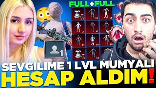 SEVGİLİME 1 LEVEL MUMYALI HESAP ALDIM❗ (DÜNYA'DA TEK HESAP❗) - PUBG Mobile