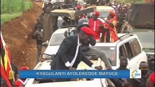 Embeera bweti bweri ku makubo Kyagulanyi gy'ayita ng'agenda e Mayuge okwogerako eri abawagizi be.