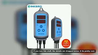 INKBIRD IHC-200 Pre-wired Digital Dural Stage Humidity Controller, Dehumidification Humidifaction Co