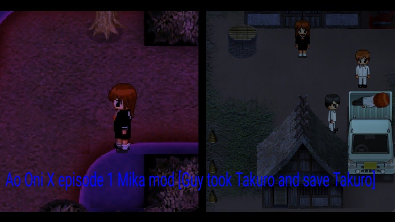 We thought you were dead Mika?!, Escaping from Ao Oni