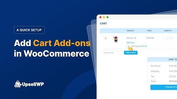 How to Create WooCommerce Cart Add-ons - Quick Setup