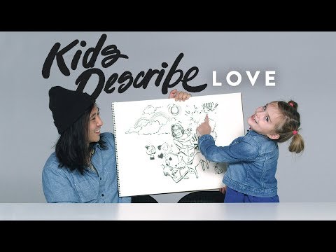 Video Kids Describe Love to Koji the Illustrator | Kids Describe | HiHo