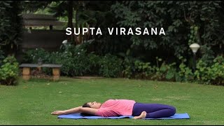 How to do Supta Virasana - Reclining Hero Pose