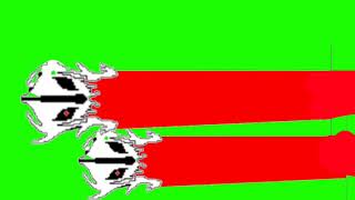 Underfell Gaster Blaster Shooting Green Screen