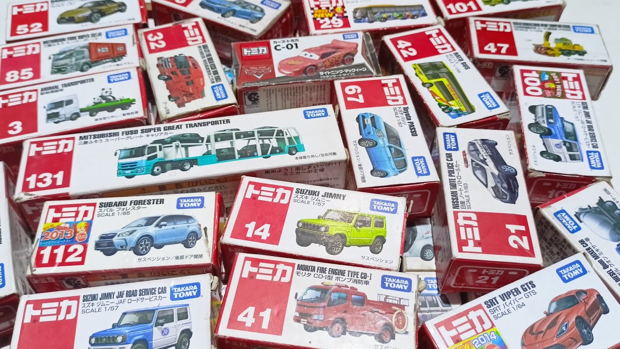 Kzrc Tomica cars packed in a box! Let's store them together!🚗 - YouTube