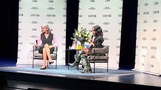 Kerry Washington is welcomed to the stage at PAC NYC