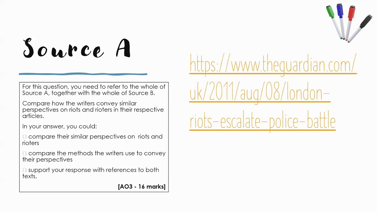 AQA GCSE English Language Paper 2 Question 4 Lesson - YouTube