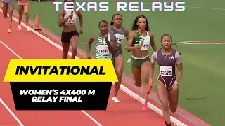 Women Invitational 4x400m Relay Final Clyde Littlefield Texas Relays | Team International - 3:25.31