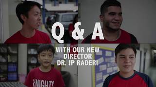 Q&a with ics director, dr. rader!