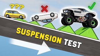 Which Vehicles can pass the Suspension Test Road - BeamNG Drive