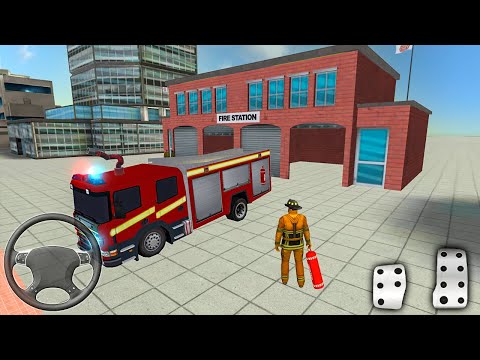 American FireFighter 2017 - Fire Truck Driving Simulator Game - Android Gameplay