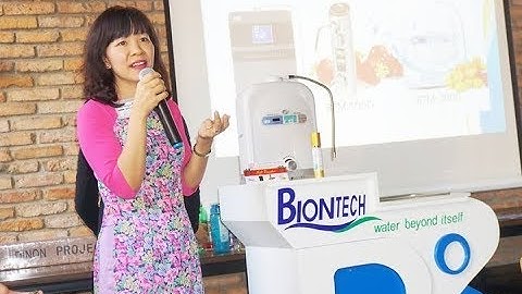 Giới thiệu máy tạo nước Pi - Máy lọc nước điện giải ion kiềm Alkaline Biontech Hàn Quốc