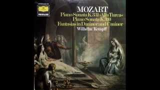 Mozart Wilhelm Kempff 1962 Fantasia In D Minor K 397 - Dg Recording