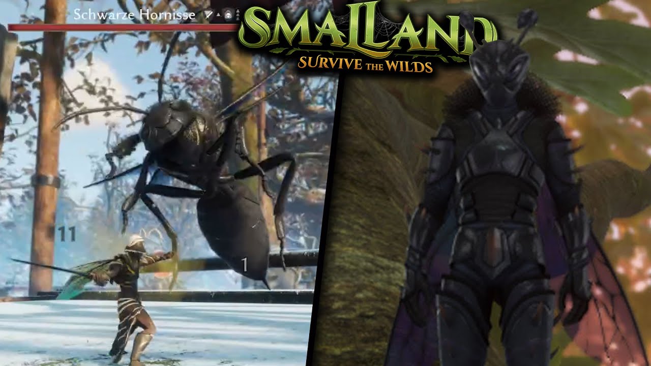 Schwarze Hornisse töten & neue Hornissen Rüstung bauen! | Smalland Survive the Wilds