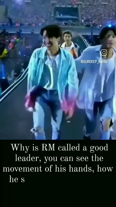 Why is RM called a good leader?✌️ #shorts #bts
