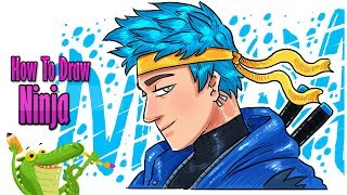 How to draw Ninja | Fortnite step-by-step
