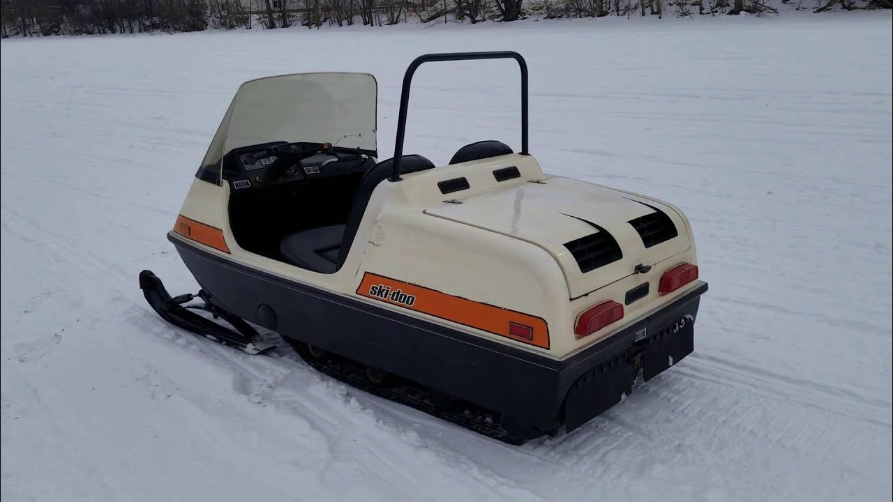 1974 Ski doo Elite twin track walk around No Reserve Ebay auction YouTube