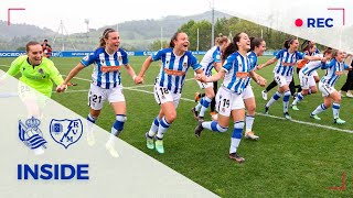 INSIDE | Una mañana de Champions | Real Sociedad 4 - 0 Rayo Vallecano | Primera División Femenina