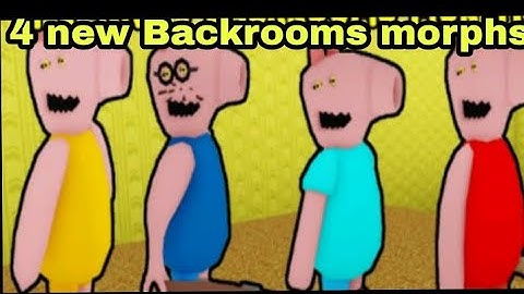 Update how go find all 4 new backros morphs pig mom dad brother and sister it is Backrooms morphs.