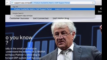 [Archived][1.0 SPS 11] Installation and Update: Product Availability Matrix - SAP HANA Academy
