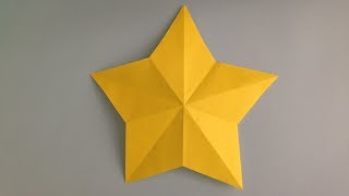 折り紙　星の簡単な切り方 Origami Star