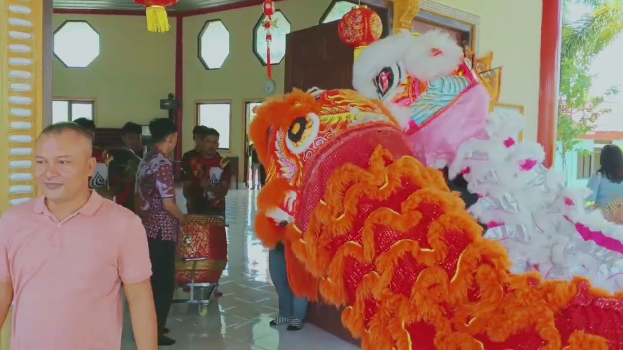Pentas Barongsai Gui Zu Lion Dance Merauke Imlek tahun 2026