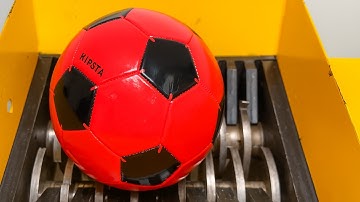 Soccer Ball vs Industrial Shredder – CRAZY Results!
