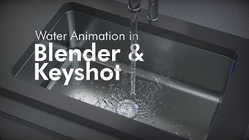 How to Make Water Animation for Faucets in Blender for Keyshot