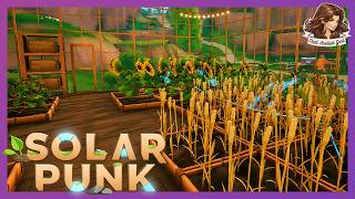 I Built My First Greenhouse! | Solarpunk Gameplay Ep8