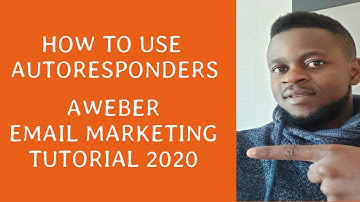 How To Use Aweber Autoresponder, Aweber Email Marketing Tutorial, Email List Messaging 2020
