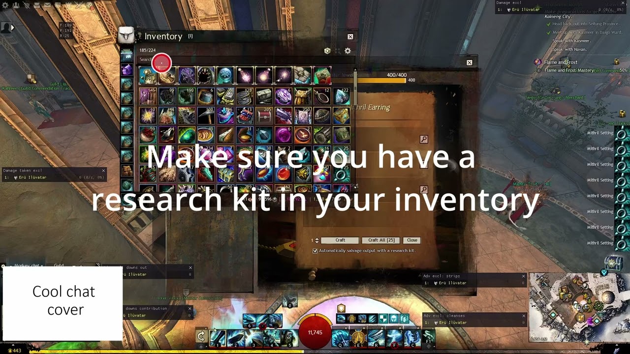 how to farm research notes gw2